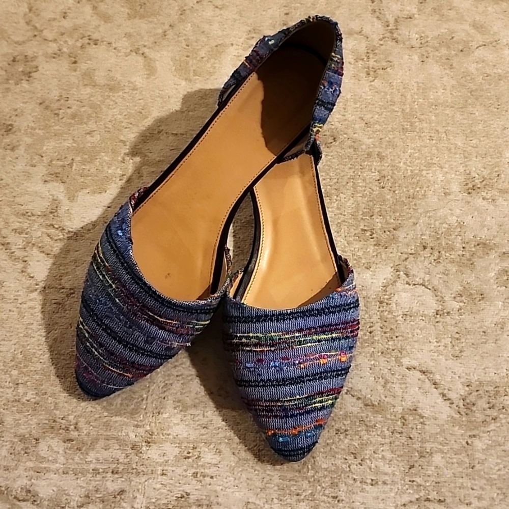 J.Crew Multi Color Ballet Flats